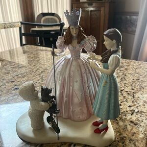 Wizard of Oz Figurine Set with Pink and Blue Accents